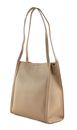 SEIDENFELT MANUFAKTUR Svedala Shopper Smooth Taupe / Gold SEIDENFELT MANUFAKTUR Svedala Shopper Smooth Taupe / Gold