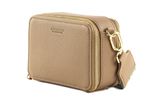 SEIDENFELT MANUFAKTUR Falun Svedala Crossbody Bag M Smooth Taupe / Gold