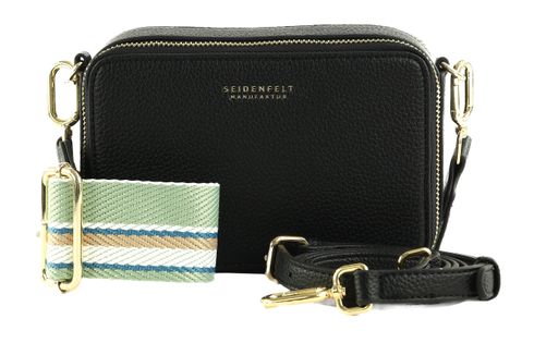 SEIDENFELT MANUFAKTUR Falun Svedala Crossbody Bag M Black / Gold