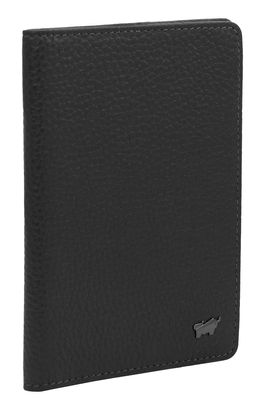 Braun Büffel Theo Passport Cover Black