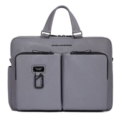 PIQUADRO Harper Portfolio Computer Briefcase Grey