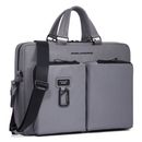 PIQUADRO Harper Portfolio Computer Briefcase Grey