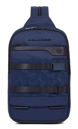 PIQUADRO FX Mono Sling Bag Blue