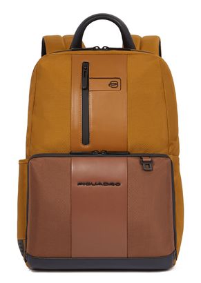 PIQUADRO Brief2 Special 14" Computer Backpack S Brown - Leather