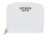 GUESS Jena SLG Zip Around Wallet S White Logo