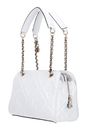 GUESS Marieke Girlfriend Shoulder Bag White Logo