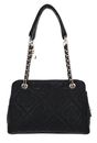 GUESS Marieke Girlfriend Shoulder Bag Black Logo
