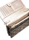 GUESS Loralee Xbody Flap Organizer Mocha Logo GUESS Loralee Xbody Flap Organizer Mocha Logo