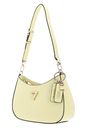 GUESS Noelle Top Zip Shoulder Bag Pale Yellow