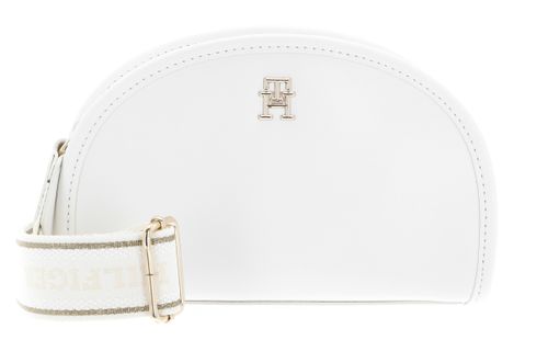 TOMMY HILFIGER TH Monotype Half Moon Camera Bag Ecru