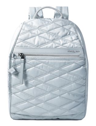 Hedgren Inner City Vogue Backpack Large RFID L New Quilt Pearl Blue