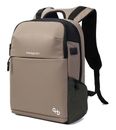 Hedgren Commute Tram 2 Compartment Backpack 15,4'' RFID Vintage Beige Eco