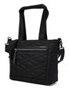 Hedgren Inner City Zoe Tote M New Quilt Full Black