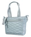 Hedgren Inner City Zoe Tote M New Quilt Pearl Blue