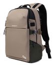 Hedgren Commute Rail 3 Compartment Backpack 15,6'' RFID With Rain Cover Vintage Beige Eco