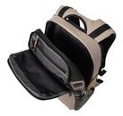 Hedgren Commute Rail 3 Compartment Backpack 15,6'' RFID With Rain Cover Vintage Beige Eco