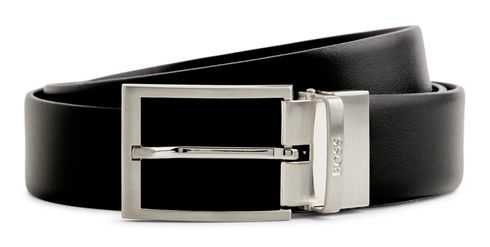 BOSS Olarion Leather Belt W115 Dark Brown