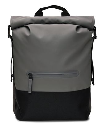 RAINS Trail Rolltop Backpack Grey