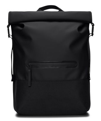 RAINS Trail Rolltop Backpack Black