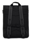 RAINS Trail Rolltop Backpack Black RAINS Trail Rolltop Backpack Black