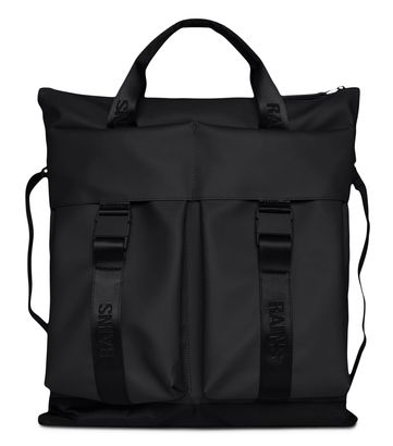 RAINS Trail Tote Bag Black