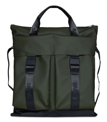 RAINS Trail Tote Bag Green