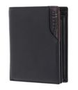 bugatti Corso DeLuxe Upright Wallet With Flap Black bugatti Corso DeLuxe Upright Wallet With Flap Black