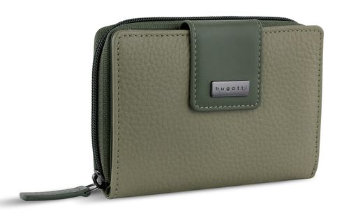 bugatti Ladies Zip Wallet Green