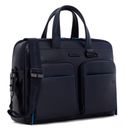 PIQUADRO Blue Square Revamp 2 Handle Briefcase Blue PIQUADRO Blue Square Revamp 2 Handle Briefcase Blue