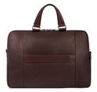 PIQUADRO Carl 2 Compartment Briefcase Dark Brown PIQUADRO Carl 2 Compartment Briefcase Dark Brown