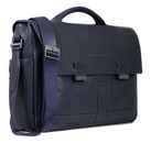 PIQUADRO Carl Briefcase 1 Handle Night Blue