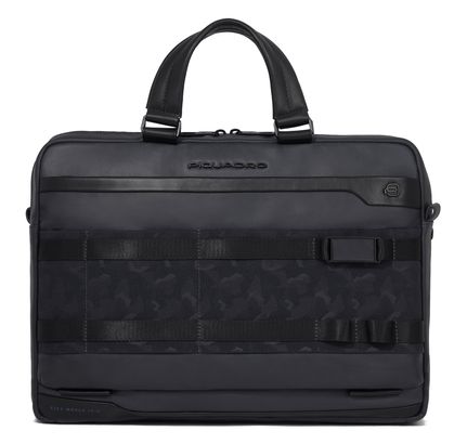 PIQUADRO FXP Two Handle Briefcase Black