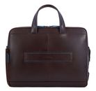 PIQUADRO Blue Square Revamp 2 Handle Briefcase Mahogany PIQUADRO Blue Square Revamp 2 Handle Briefcase Mahogany