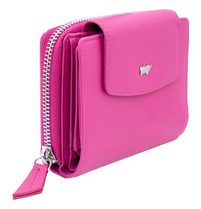 Braun Büffel Joy Zip Wallet M Pink