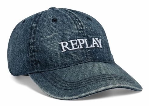 REPLAY Cap Blue Denim