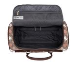 GUESS Eliette Logo Wheeled Duffel Latte Logo Multi GUESS Eliette Logo Wheeled Duffel Latte Logo Multi