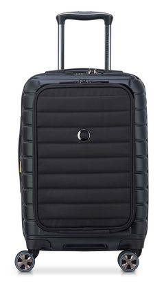 DELSEY PARIS Shadow 5.0 Expandable 4DR Business Cabin Trolley 55 Black