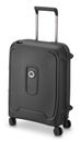 DELSEY PARIS Moncey 4 Double Rolls Cabin Trolley Slim 55 Black DELSEY PARIS Moncey 4 Double Rolls Cabin Trolley Slim 55 Black