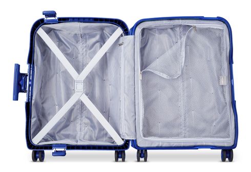DELSEY PARIS 4 Double Rolls Cabin Trolley SL 55 Lightblue