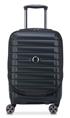 DELSEY PARIS Shadow 5.0 Expandable 4DR Business Cabin Trolley 55 Black