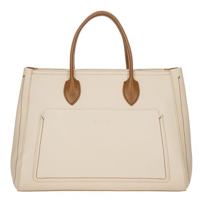 BRIC'S Gondola Tulipano Tote Bag Cream / Caramel