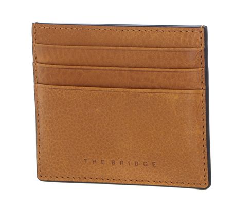 THE BRIDGE Ettore Card Holder Curry Abb Rutenio Scuro