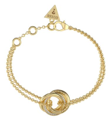 GUESS Perfect Mini Links Bracelet S Yellow Gold