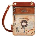 Anekke Peace & Love Mini Crossbody Bag Camel