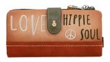 Anekke Peace & Love Flowers Flexible RFID Wallet L Multicolor Anekke Peace & Love Flowers Flexible RFID Wallet L Multicolor