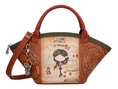 Anekke Peace & Love Basket Bag Camel