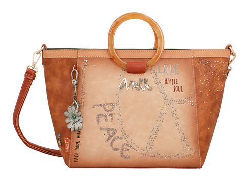 Anekke Peace & Love Flowers Handle Bag Multicolor