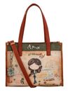 Anekke Peace & Love Tote Bag Camel Anekke Peace & Love Tote Bag Camel