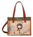 Anekke Peace & Love Tote Bag Camel Anekke Peace & Love Tote Bag Camel