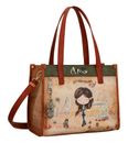 Anekke Peace & Love Tote Bag Camel Anekke Peace & Love Tote Bag Camel